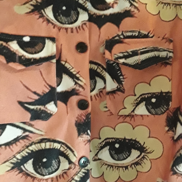 Breathe taking uniform style HANDMADE Italian button shirt - Picture 3 of 10